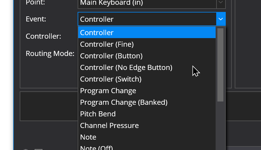 Binding Event Kinds