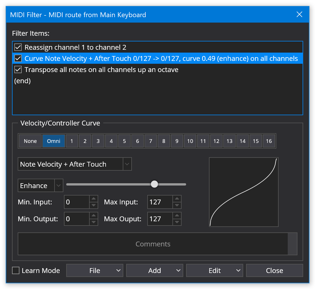 MIDI Filters