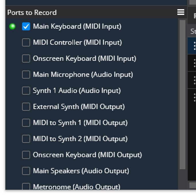 Recorder Ports