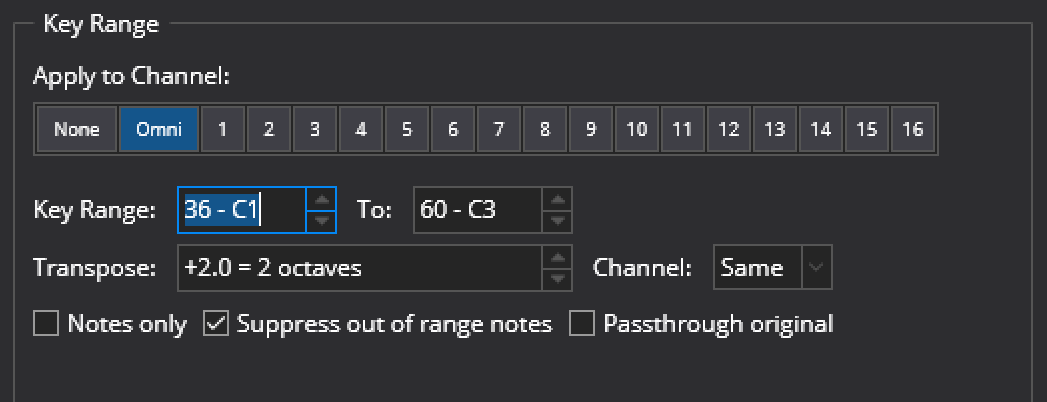 Key Range