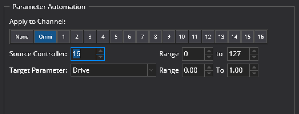 Parameter Automation