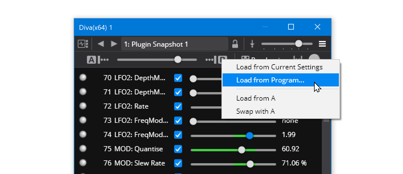 Loading Morph Parameters from Another Program